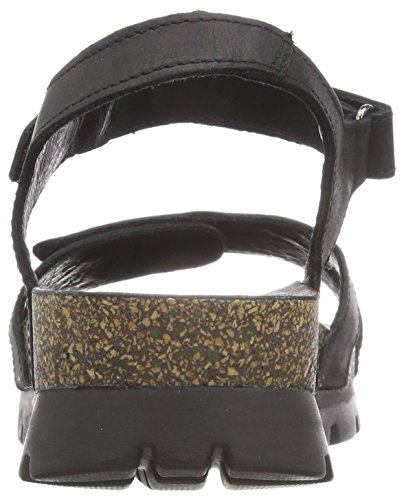 Panama Jack Sulia Basics, Sandalia con Pulsera para Mujer, Negro (Negro B2), 38 EU