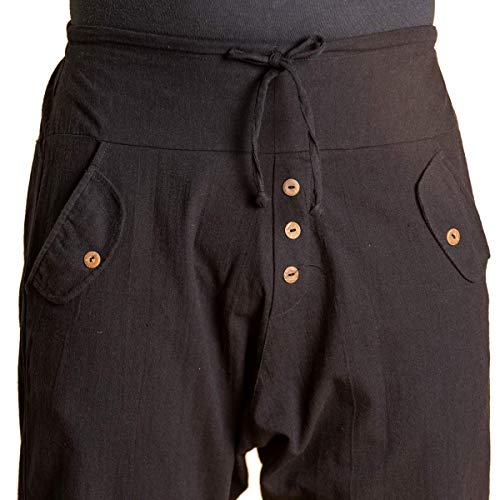 PANASIAM Yogipants 01, Cotton, Black, M PANASIAM Yogipants 01, Cotton, Black, M