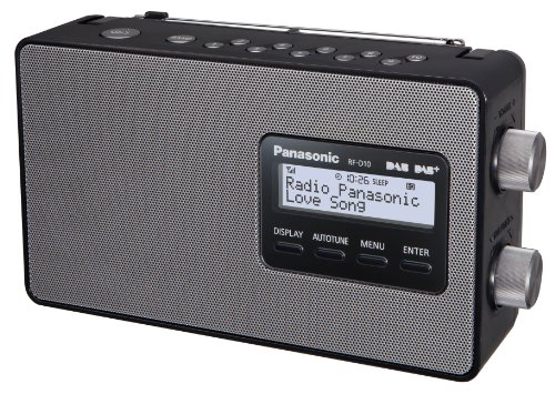 Panasonic RF-D10 - Radio de 2 W (Digital, DAB, DAB+, FM), negro