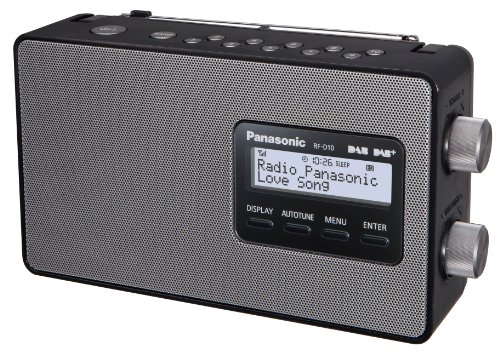 Panasonic RF-D10 - Radio de 2 W (Digital, DAB, DAB+, FM), negro Panasonic RF-D10 - Radio de 2 W (Digital, DAB, DAB+, FM), negro
