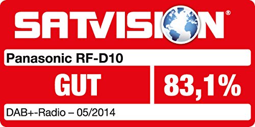 Panasonic RF-D10 - Radio de 2 W (Digital, DAB, DAB+, FM), negro Panasonic RF-D10 - Radio de 2 W (Digital, DAB, DAB+, FM), negro