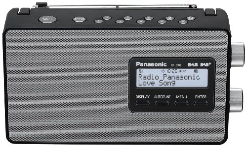 Panasonic RF-D10 - Radio de 2 W (Digital, DAB, DAB+, FM), negro