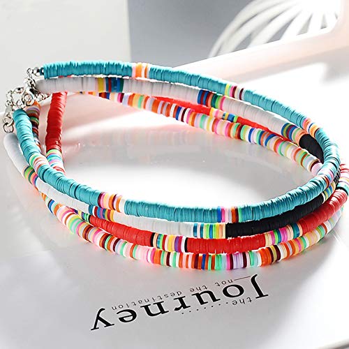 PandaHall Heishi - Juego de Collar para Hacer Collares, 4560 Unidades, 15 Colores de 6 mm, Cuentas de Disco de Vinilo Planas Redondas Hechas a Mano de Arcilla polimérica para Pendientes Hawaianos PandaHall Heishi - Juego de Collar para Hacer Collares, 4560 Unidades, 15 Colores de 6 mm, Cuentas de Disco de Vinilo Planas Redondas Hechas a Mano de Arcilla polimérica para Pendientes Hawaianos