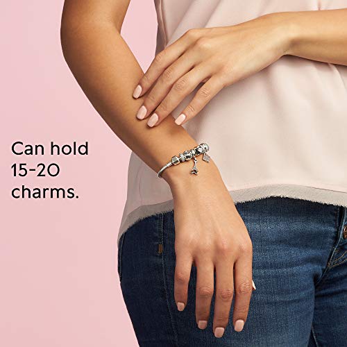 PANDORA 590702HV Moments - Pulsera de Plata de Ley 925 con Cierre de Cuentas, para Mujer PANDORA 590702HV Moments - Pulsera de Plata de Ley 925 con Cierre de Cuentas, para Mujer