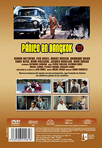 Pánico en Bangkok (O.S.S. 117) - 1964 (Dvd-R) (Banco à Bangkok pour OSS 117 )