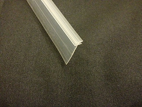 Pantalla portátil para ducha HNNHOME T perfil sello de recambio para cristal recto plegable 2,2 meter