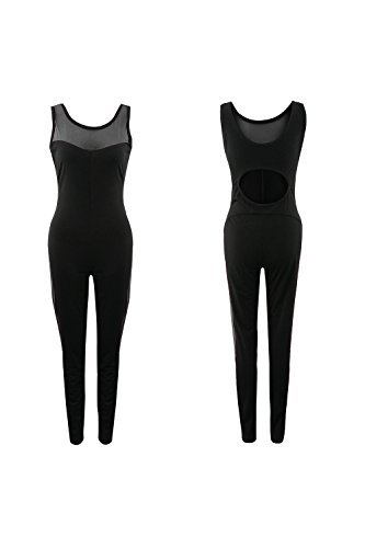 Pantalón de Yoga para Mujeres sin Espalda sin Mangas de Gimnasia Traje de pantalón Pantalón de Yoga para Mujeres sin Espalda sin Mangas de Gimnasia Traje de pantalón
