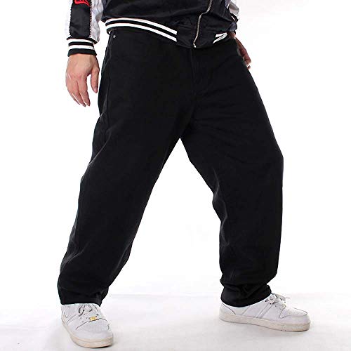 Pantalones de Baile Callejero de Moda Estilo Hip Hop de los Hombres Pantalones de Rap Pantalones Rap