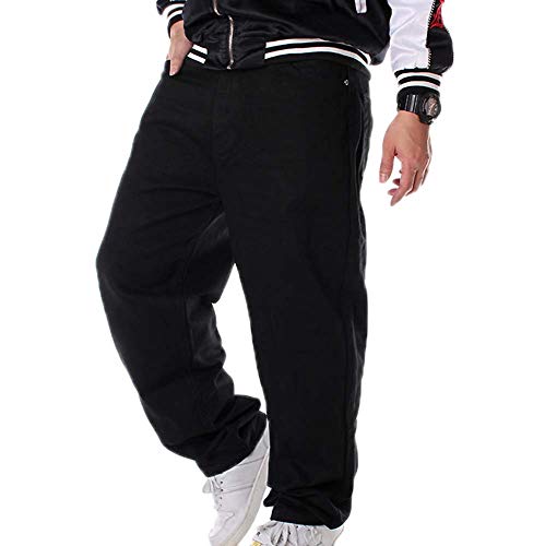 Pantalones de Baile Callejero de Moda Estilo Hip Hop de los Hombres Pantalones de Rap Pantalones Rap