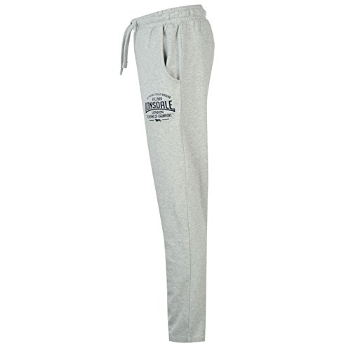 Pantalones de chándal para hombre, de la marca Lonsdale, Gris claro, X-Large Pantalones de chándal para hombre, de la marca Lonsdale, Gris claro, X-Large