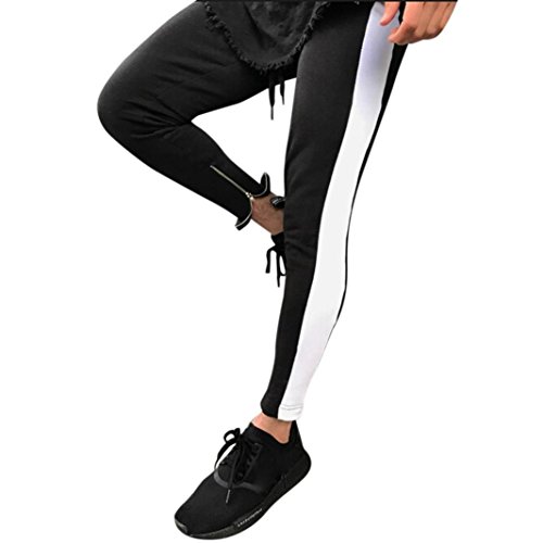 Pantalones Hombre Chandal,Sonnena ??? Moda,Entrenamiento, Polainas Fitness Deportes Gimnasio Running Yoga Pantalones Atlético (S, Blanco)