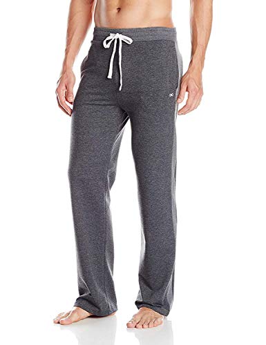 Pantalones largos YogaAddict para hombres, para practicar yoga, pilates, fitness, artes marciales, para dormir o para vestir de forma informal, hombre, color gris oscuro, tamaño X-Large Pantalones largos YogaAddict para hombres, para practicar yoga, pilates, fitness, artes marciales, para dormir o para vestir de forma informal, hombre, color gris oscuro, tamaño X-Large