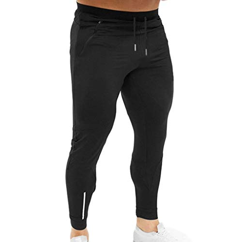 Pantalones para Hombre,Chándal de Hombres Deportivos Running Pants Jogging Pantalon Fitness Gym Slim Fit Pantalones Largos Pantalones Ropa de Hombre Skinny Pantalones vpass