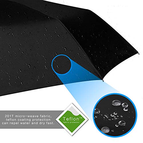 Paraguas, AMVUZ Abre/Cierra Automático Paraguas de Lluvia para el Viaje a Prueba de Viento