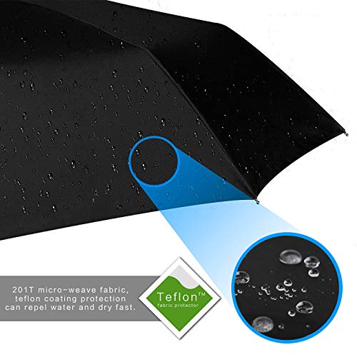 Paraguas, AMVUZ Abre/Cierra Automático Paraguas de Lluvia para el Viaje a Prueba de Viento Paraguas, AMVUZ Abre/Cierra Automático Paraguas de Lluvia para el Viaje a Prueba de Viento