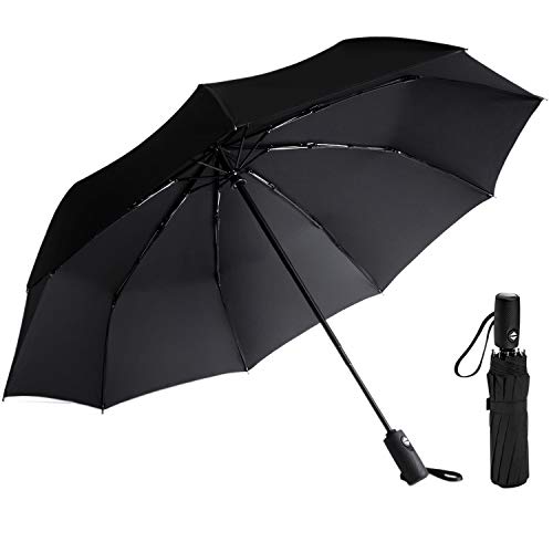 Paraguas, AMVUZ Abre/Cierra Automático Paraguas de Lluvia para el Viaje a Prueba de Viento Paraguas, AMVUZ Abre/Cierra Automático Paraguas de Lluvia para el Viaje a Prueba de Viento