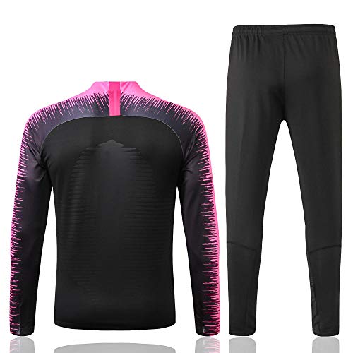 Paris Black Camiseta de Manga Larga Ropa de fútbol Primavera y otoño Apariencia Adultos Sudaderas Trajes de Entrenamiento, M Paris Black Camiseta de Manga Larga Ropa de fútbol Primavera y otoño Apariencia Adultos Sudaderas Trajes de Entrenamiento, M