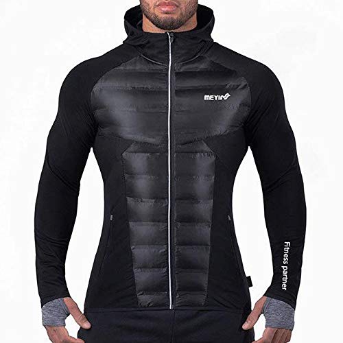 Parka Coat Hombres Otoño Invierno New Warm Cotton Fitness Sports Ropa De Algodón Acolchada Chaleco para Hombre Parka Coat Hombres Otoño Invierno New Warm Cotton Fitness Sports Ropa De Algodón Acolchada Chaleco para Hombre