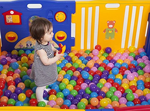 Parque de Bebe XXL 8 Piezas Ibaby Play Twin