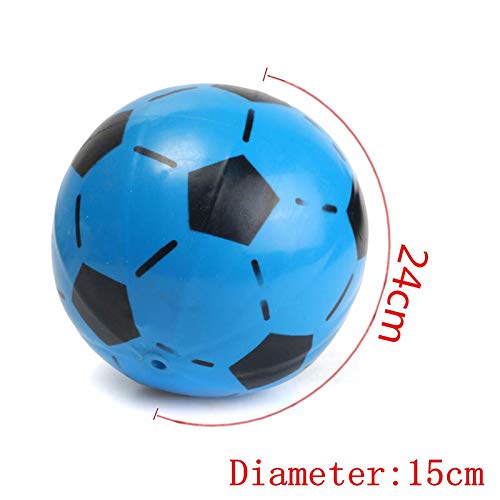 PassBeauty Fútbol 15 cm Color Aleatorio PVC Fútbol Inflable Interior al Aire Libre Juguete Para Niños Juego Regalo