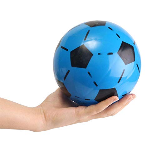 PassBeauty Fútbol 15 cm Color Aleatorio PVC Fútbol Inflable Interior al Aire Libre Juguete Para Niños Juego Regalo