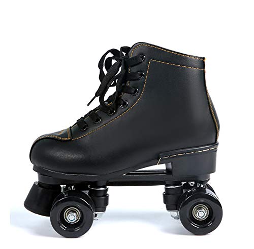 Patines de velocidad para mujeres y adultos, 4 ruedas, para exteriores, retro, quad, dos patines en línea para niñas (color: 3, talla: 41)