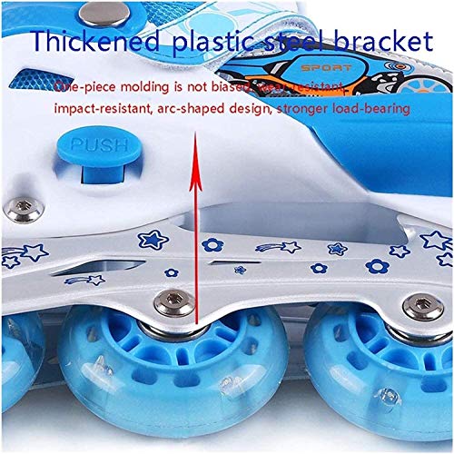 Patines en línea Ajustables, con Ruedas de iluminación para niños Rollerskates, con Marcos de Aluminio y rodamientos ABEC-7, para una niña, niño, Mujeres, Hombres Zapatos Patines Patines en línea Ajustables, con Ruedas de iluminación para niños Rollerskates, con Marcos de Aluminio y rodamientos ABEC-7, para una niña, niño, Mujeres, Hombres Zapatos Patines