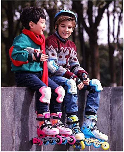 Patines en línea Ajustables, con Ruedas iluminadoras Safe Durable High Rementn Rading Roller Patines, ABEC 7 Rodamientos, para niñas y niños, Hombres y Mujeres Patines Zapatos Patines