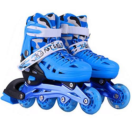 Patines En Línea, con Ruedas Luminosas Inline Skates/Rollerblade De Malla Transpirable, para Niñas Y Niños M(33-37)