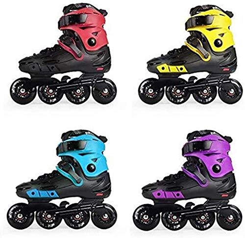 Patines en línea Zapatillas de patines de rodillo de velocidad Slalom en línea para chicos estudiantil Chicas jóvenes al aire libre interior Deportes deportivos Patinaje de deporte rodante Zapatos Pat