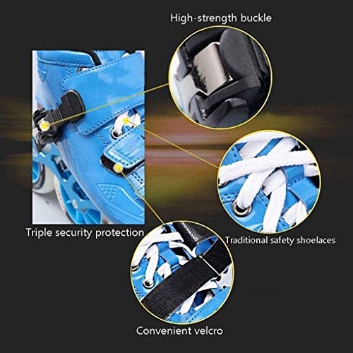 Patines HOCKEY HOCKEY Adulto Velocidad de adulto Patines en línea Unisex Profesional Patines de velocidad en línea de alto rendimiento Patines de una sola fila de velocidad Skate Patinaje al aire libr Patines HOCKEY HOCKEY Adulto Velocidad de adulto Patines en línea Unisex Profesional Patines de velocidad en línea de alto rendimiento Patines de una sola fila de velocidad Skate Patinaje al aire libr