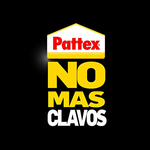 Pattex No Más Clavos Original, adhesivo de montaje resistente, pegamento extrafuerte para madera, metal y más, adhesivo blanco instantáneo, 1 cartucho x 370 g