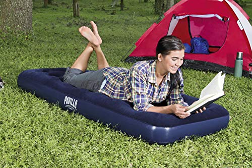 Pavillo Blue Horizon cama neumática hinchable para una persona, 185 x 76 x 22 cm Pavillo Blue Horizon cama neumática hinchable para una persona, 185 x 76 x 22 cm