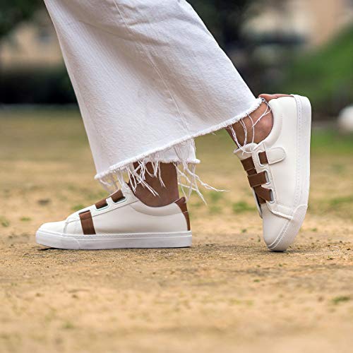 PAYMA - Zapatillas Bambas Deportivas Plataforma Mujer. Tenis Deporte, Casual y Caminar. Cierre Elastico y Velcro. Blancas y Animal Print PAYMA - Zapatillas Bambas Deportivas Plataforma Mujer. Tenis Deporte, Casual y Caminar. Cierre Elastico y Velcro. Blancas y Animal Print
