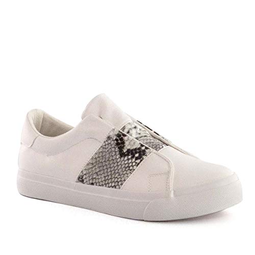PAYMA - Zapatillas Bambas Deportivas Plataforma Mujer. Tenis Deporte, Casual y Caminar. Cierre Elastico y Velcro. Blancas y Animal Print PAYMA - Zapatillas Bambas Deportivas Plataforma Mujer. Tenis Deporte, Casual y Caminar. Cierre Elastico y Velcro. Blancas y Animal Print