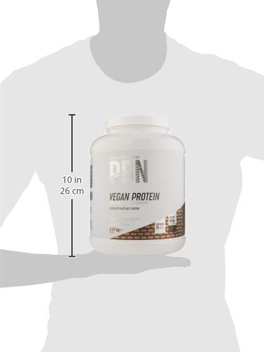 PBN - Bote de proteínas para veganos, 2.27 kg (sabor chocolate con avellanas)