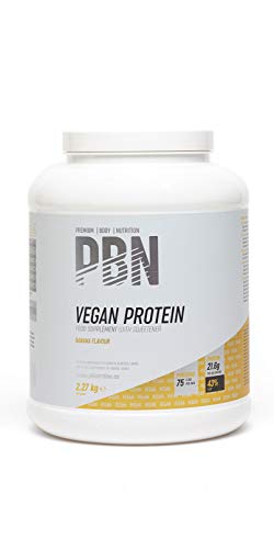 PBN - Bote de proteínas para veganos, 2.27 kg (sabor plátano)