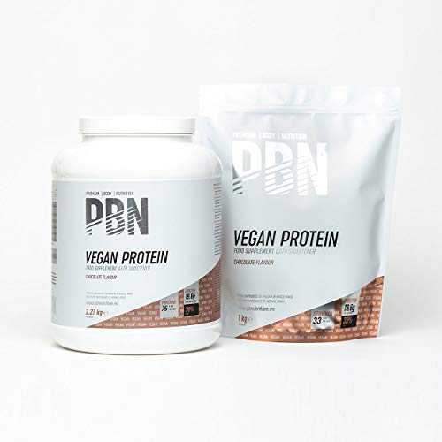 PBN - Paquete de proteínas para veganos, 1 kg (sabor chocolate)