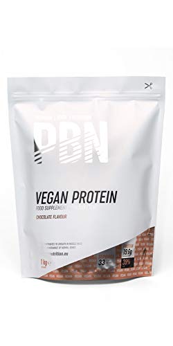 PBN - Paquete de proteínas para veganos, 1 kg (sabor chocolate)