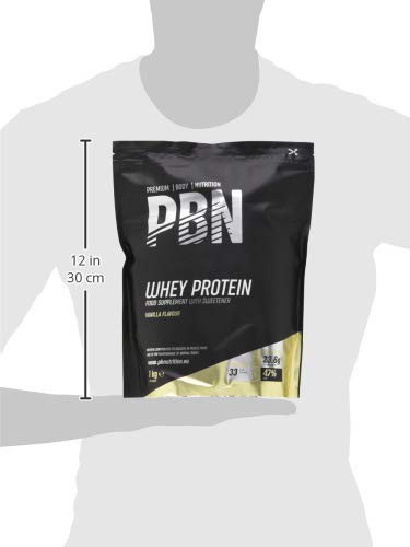 PBN - Proteína de suero de leche en polvo, 1 kg (sabor vainilla)