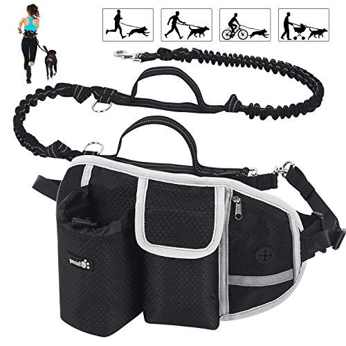 Pecute Correa Running Perro Correa Manos Libres para Perros Grande Proteger la Cintura con Costuras Reflectantes, Cinturones de Cintura Ajustables, Endure 110kg Pecute Correa Running Perro Correa Manos Libres para Perros Grande Proteger la Cintura con Costuras Reflectantes, Cinturones de Cintura Ajustables, Endure 110kg