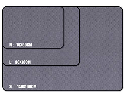 Pecute Empapadores Perros 2 PCS Almohadillas de Entrenamiento para Perros Toallitas de Entrenamiento Pañales Lavable Ultraabsorbente Reutilizables Empapadores Antideslizante (L 90x70cm) Pecute Empapadores Perros 2 PCS Almohadillas de Entrenamiento para Perros Toallitas de Entrenamiento Pañales Lavable Ultraabsorbente Reutilizables Empapadores Antideslizante (L 90x70cm)
