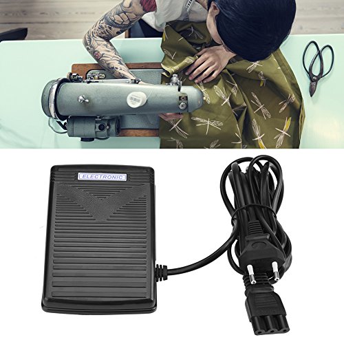 Pedal de Control de Pie, Accesorios para Máquinas de Coser Domésticas Pedal de Control de Pie con Cable de Alimentación para Janome2049, Para Fy2301/2300, para Jh8330a/jh8190s (EU plug 220V) Pedal de Control de Pie, Accesorios para Máquinas de Coser Domésticas Pedal de Control de Pie con Cable de Alimentación para Janome2049, Para Fy2301/2300, para Jh8330a/jh8190s (EU plug 220V)