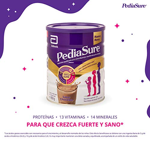 PediaSure Pack de 2 Complementos Alimenticios para Niños, Sabor Chocolate, con Proteínas, Vitaminas y Minerales - 400 gr + 850gr