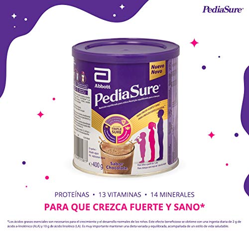 PediaSure - para Niños, Sabor Chocolate, con Proteínas, Vitaminas y Minerales - 400 gr PediaSure - para Niños, Sabor Chocolate, con Proteínas, Vitaminas y Minerales - 400 gr