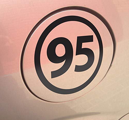 pegatina de pared pegatina de pared 3d Etiqueta engomada del vehículo sin plomo 95 para la etiqueta engomada de los coches pegatina de pared pegatina de pared 3d Etiqueta engomada del vehículo sin plomo 95 para la etiqueta engomada de los coches