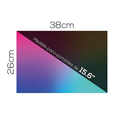 Pegatina Personalizada con Texto de Vinilo Adhesivo para Portátil de 15" y 15,6" (38cm x 26cm), Vinilos Decorativos para Portátiles, Acabado Brillo Pegatina Personalizada con Texto de Vinilo Adhesivo para Portátil de 15" y 15,6" (38cm x 26cm), Vinilos Decorativos para Portátiles, Acabado Brillo