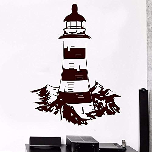 Pegatinas De Pared Clásico Faro Mar Náutico Para Sala De Estar Decoración Vinilo Pared Arte Calcomanía Mural Dormitorio Decoración58X77cm Pegatinas De Pared Clásico Faro Mar Náutico Para Sala De Estar Decoración Vinilo Pared Arte Calcomanía Mural Dormitorio Decoración58X77cm