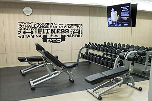 pegatinas de pared espejo Fitness Gym Etiqueta Fitness Palabras Desafío Energía Habilidad Para Gimnasio pegatinas de pared espejo Fitness Gym Etiqueta Fitness Palabras Desafío Energía Habilidad Para Gimnasio