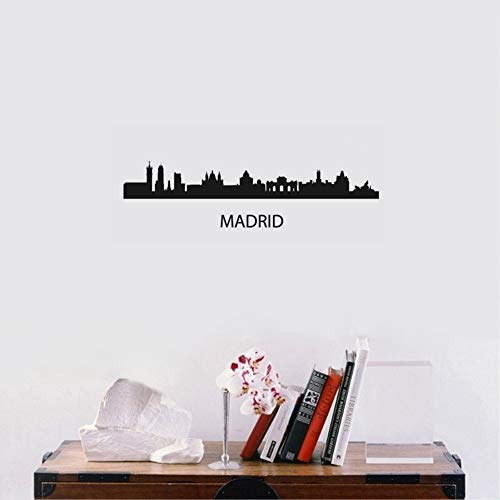 pegatinas decorativas pared Madrid City Decal Landmark Skyline Sketch Decals Poster Parede Home Decor Sticker for living room pegatinas decorativas pared Madrid City Decal Landmark Skyline Sketch Decals Poster Parede Home Decor Sticker for living room